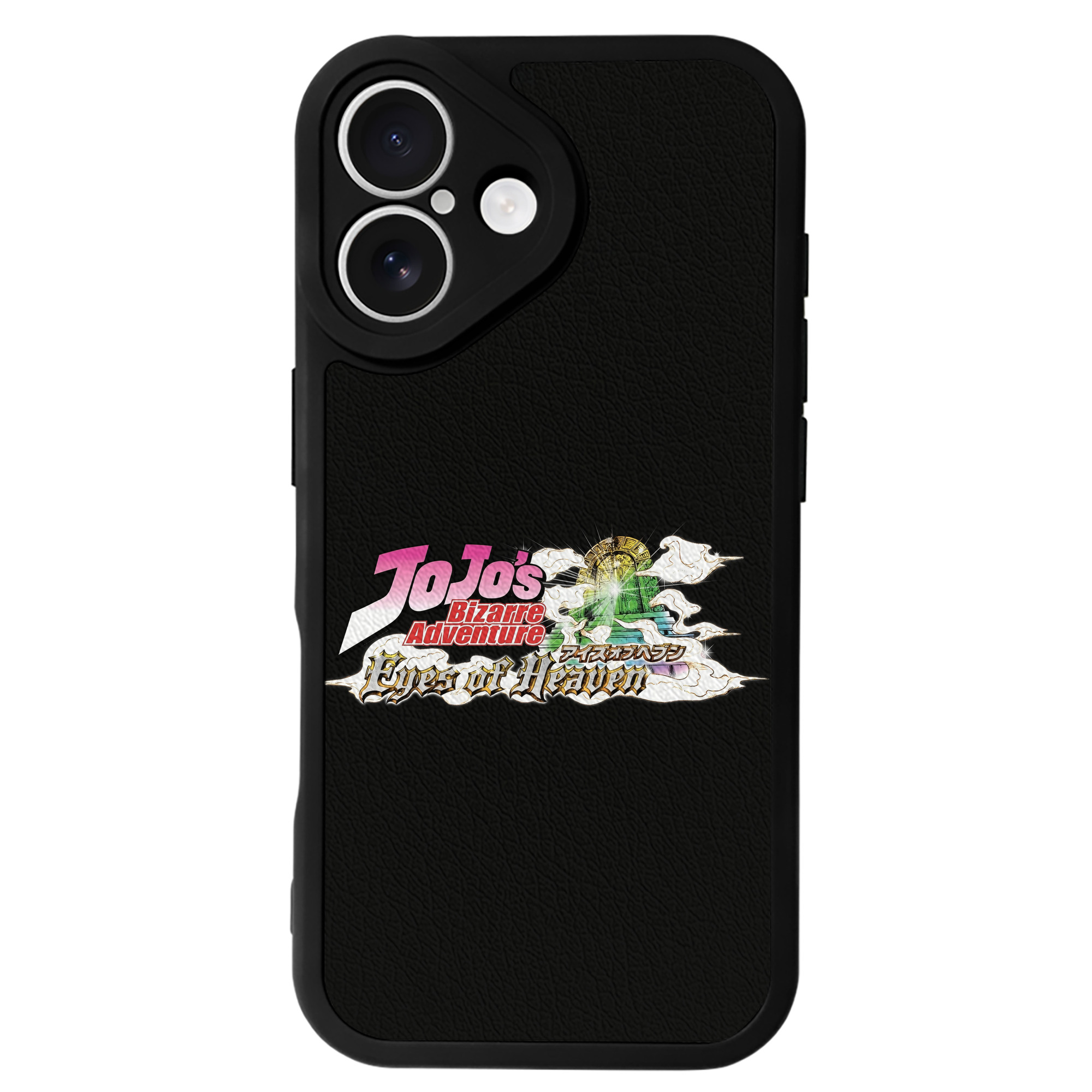 （画像用） ジョジョの奇妙な冒険 JoJo's Bizarre Adventure 【iPhone 16シリーズ対応】シリコンスマホケース（レザー調） 材質：シリコン